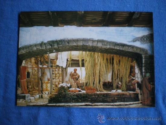 Postales: POSTAL BAIX EMPORDA MONASTERIO SOLIUS PESSEBRE RELACION JOSE Y MARIA NO CIRCULADA