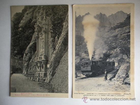 Postales: dos postales de monserrat - Foto 1