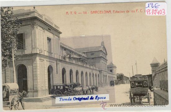 Postcards: (PS-17403)POSTAL DE BARCELONA-ESTACION DE LOS F.C.DEL NORTE