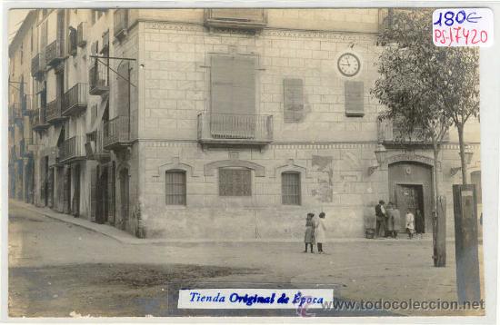 Postcards: (PS-17420)POSTAL FOTOGRAFICA DE MORA DE EBRO(TARRAGONA)-CASA CONSISTORIAL
