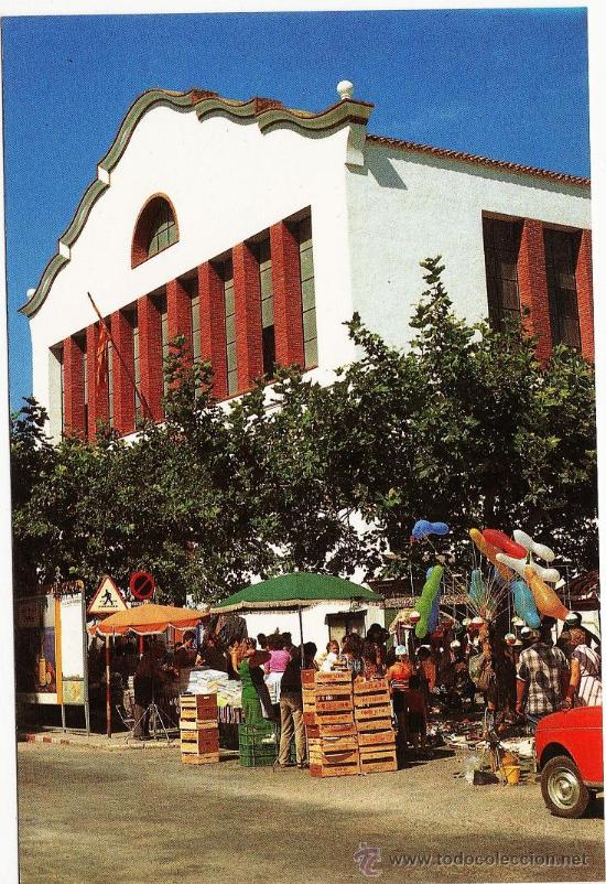 Postales: amposta.- tarragona.- mercado central.- sin editor.- a&ntilde;o 1982