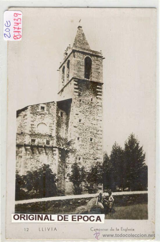 Postkarten: (PS-17439)POSTAL FOTOGRAFICA DE LLIVIA-CAMPANAR DE LA ESGLESIA
