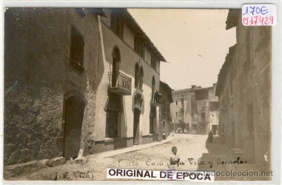 Postkarten: (PS-17429)POSTAL FOTOGRAFICA DE ALPENS-PLASETA Y CASA DE LA VILA