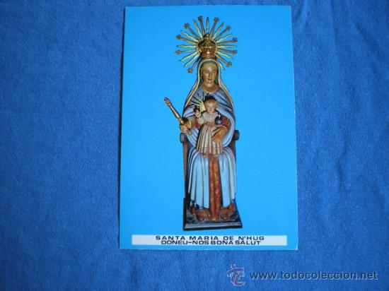 Cartes Postales: POSTAL PIRINEO CASTELLAR DE N'HUG SANTA MARIA PATRONA PARROQUIA NO CIRCULADA