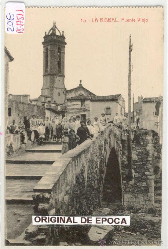 Postkarten: (PS-17511)POSTAL DE LA BISBAL-PUENTE VIEJO