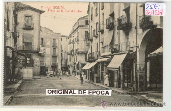 Postcards: (PS-17507)POSTAL DE LA BISBAL-PLAZA DE LA CONSTITUCION