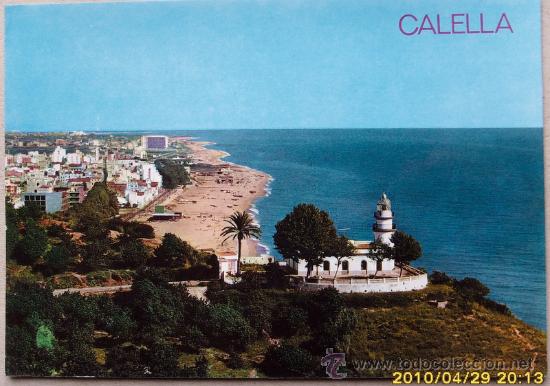 Postales: CALELLA Faro y ciudad - Foto 1