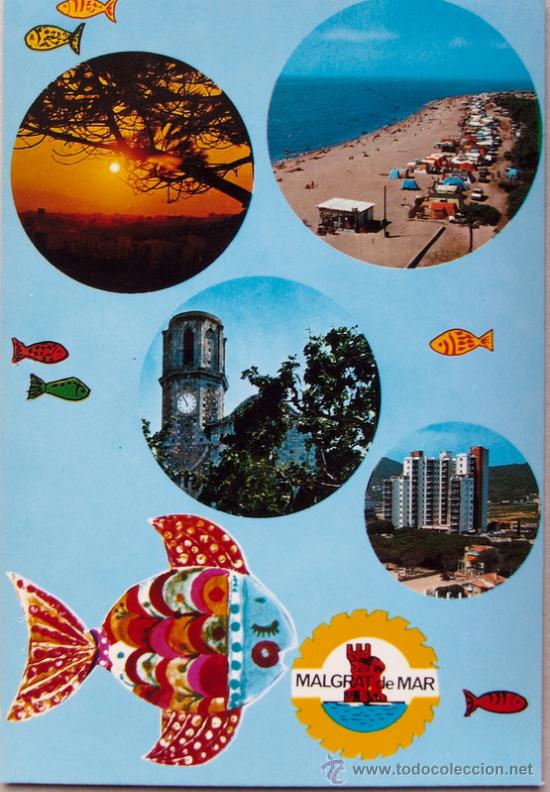 Postales: MALGRAT DE MAR Multivista - Foto 1