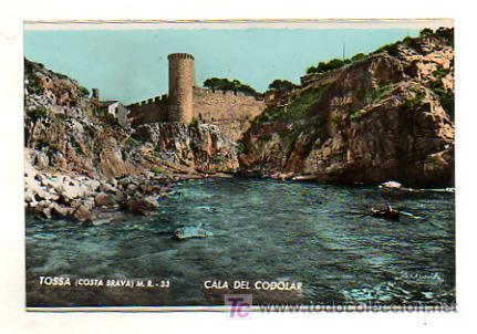 Postales: TOSSA. COSTA BRAVA. CALA DE CODOLAR. COLOREADA. - Foto 1