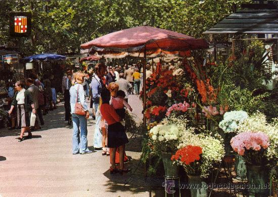 Postales: POSTAL SIN CIRCULAR DE BARCELONA,LAS RAMBLAS. - Foto 1