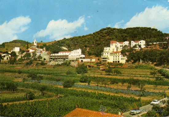 Postales: POSTAL ESCRITA SIN CIRCULAR DE SAN CIPRIANO DE VALLALTA,BARCELONA.VISTA GENERAL.