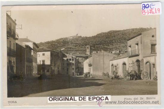 Postkarten: (PS-17619)POSTAL FOTOGRAFICA DE TORA(LLEIDA)-PLAZA DEL DR.ESTEVE