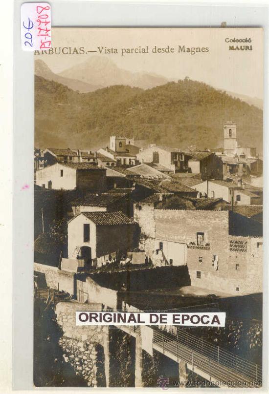Postkarten: (PS-17708)POSTAL FOTOGRAFICA DE ARBUCIAS-VISTA PARCIAL DESDE MAGNES