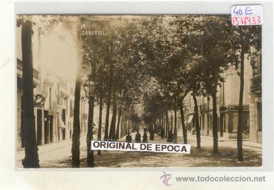 Postkarten: (PS-17933)POSTAL FOTOGRAFICA DE SABADELL-RAMBLA