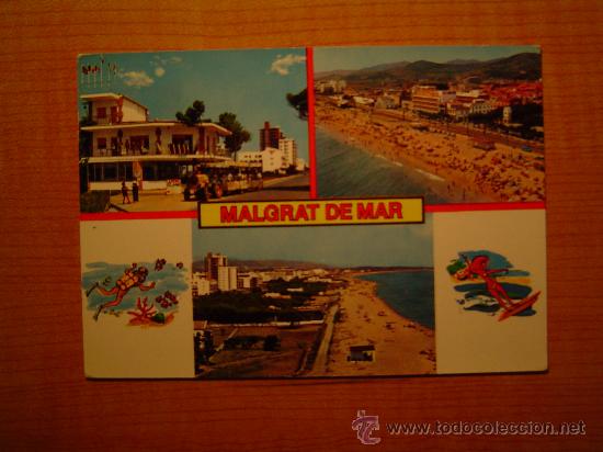 Postales: POSTAL MALGRAT DE MAR (COSTA DORADA ) SIN CIRCULAR - Foto 1