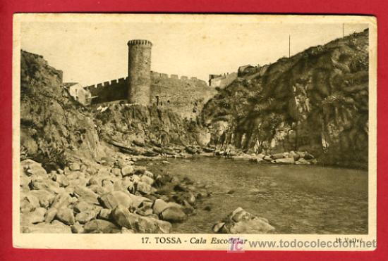 Postales: TOSSA, GERONA, CALA ESCODOLAR,     P41289 - Foto 1