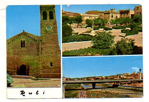 Postales: RUB&Iacute;. IGLESIA PARROQUIAL. - Foto 1
