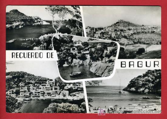 Postkarten: BAGUR, GERONA, RECUERDO, VISTAS PARCIALES,   P41338