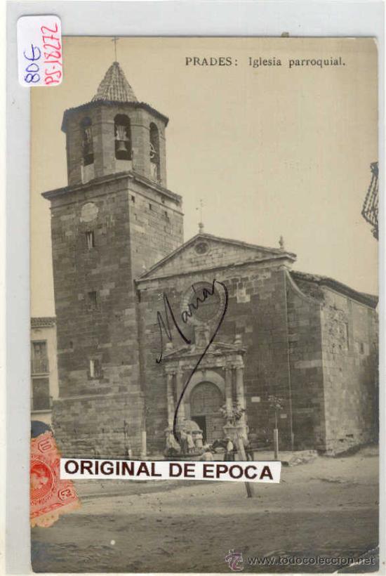 Postkarten: (PS-18272)POSTAL FOTOGRAFICA DE PRADES(TARRAGONA)-IGLESIA PARROQUIAL