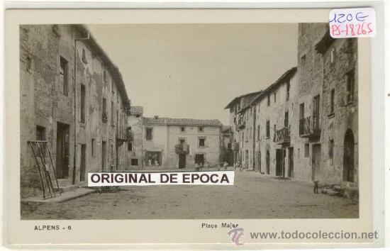 Postcards: (PS-18265)POSTAL FOTOGRAFICA DE ALPENS-PLA&Ccedil;A MAJOR