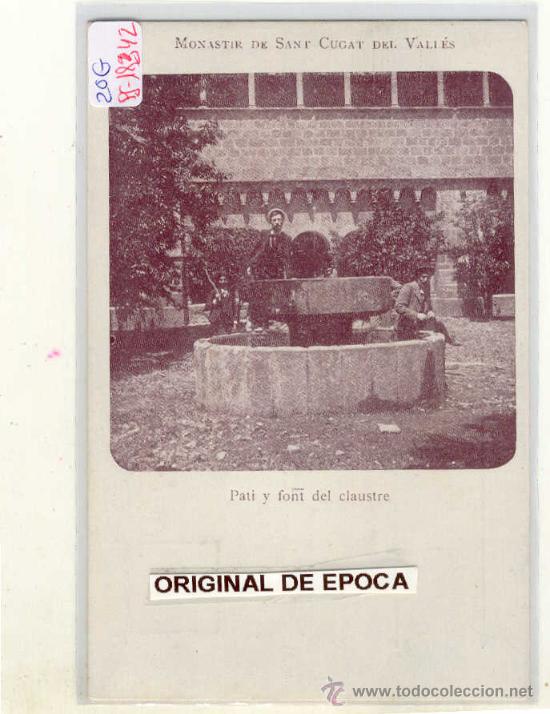 Postcards: (PS-18342)POSTAL DE SANT CUGAT DEL VALLES-MONASTIR.PATI Y FONT DEL CLAUSTRE