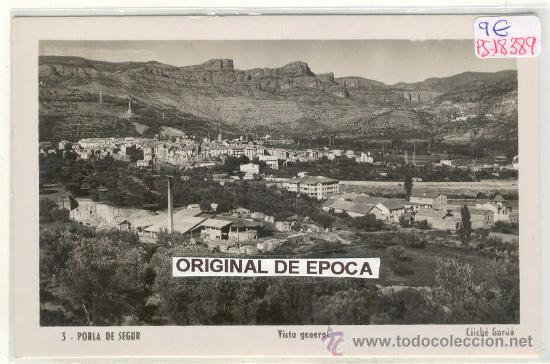 Postales: (PS-18389)POSTAL DE POBLA DE SEGUR-VISTA GENERAL