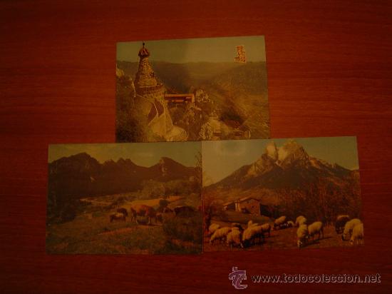 Postales: 3 POSTALES BERGA SIN CIRCULAR - Foto 1