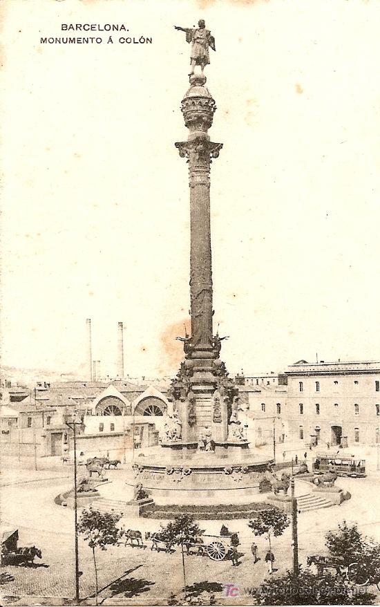 Postales: BARCELONA - MONUMENTO A COLON - Foto 1