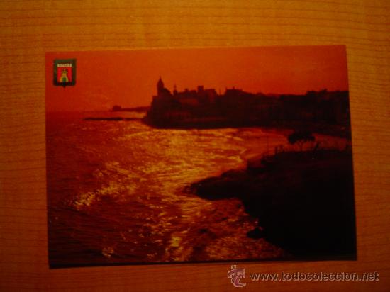 Postales: POSTAL SITGES (PLATJA D&acute;OR) CAPVESPRE SIN CIRCULAR - Foto 1