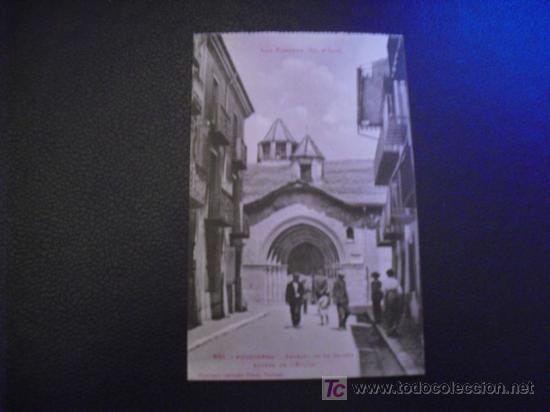 Postales: PUIGCERD&Agrave; - ENTRADA DE LA IGLESIA - - Foto 1