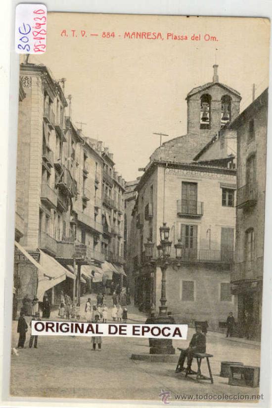 Postcards: (PS-18430)POSTAL DE MANRESA-PLASSA DEL OM