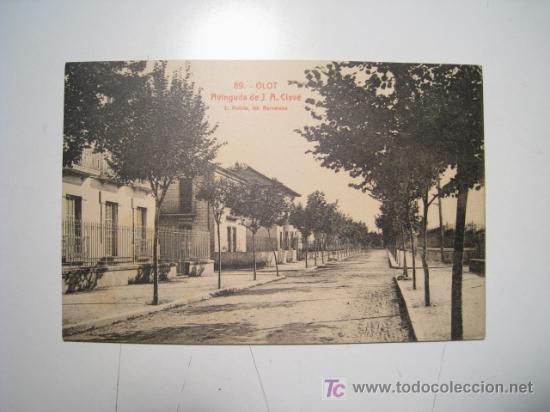 Postales: POSTAL OLOT: AVINGUDA J A CLAVE (89) - Foto 1