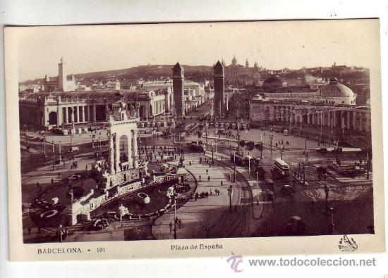 Postales: barcelona &rdquo;Plaza de Espa&ntilde;a&rdquo; - Foto 1