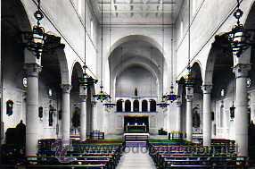 Postales: POSTAL MULLERUSA  EDIFICIO INTERIOR IGLESIA PARROQUIAL - Foto 1
