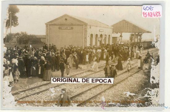 Postcards: (PS-18488)POSTAL FOTOGRAFICA DE SAN VICENS DELS HORTS-INAGURACION DEL FERROCARRIL BAJO LLOBREGAT