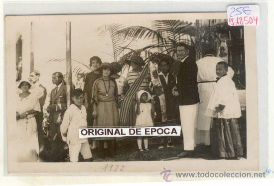 Postcards: (PS-18504)POSTAL FOTOGRAFICA DE VILANOVA I GELTRU-FIESTAS A&Ntilde;O 1922