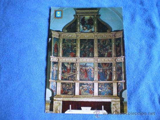 Postales: POSTAL SANTA MARIA D'EL MIRACLE RETABLO GOTICO S.XVI NO CIRCULADA