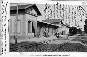 Cartoline: POSTAL SANT FELIU DE GUIXOLS FONT-PICANT RESTAURANT I ESTACIO FERROCARRIL