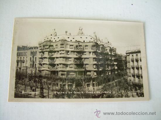 Postales: GAUDI postal La Pedrera sin circular editorial Zerkowitz