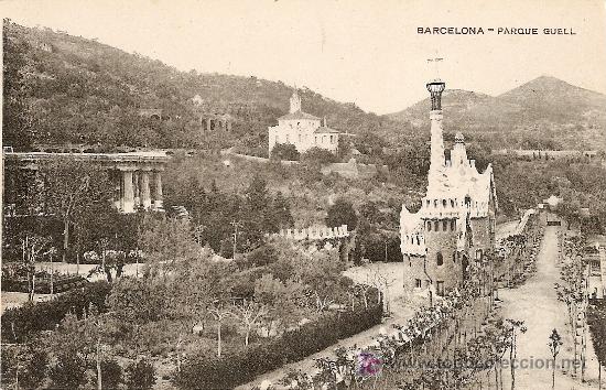 Postales: BARCELONA - PARQUE G&Uuml;ELL (Principios 1900) - Foto 1