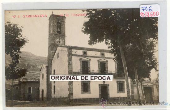 Postkarten: (PS-18600)POSTAL FOTOGRAFICA DE SARDANYOLA-FACHADA DE L&acute;ESGLESIA