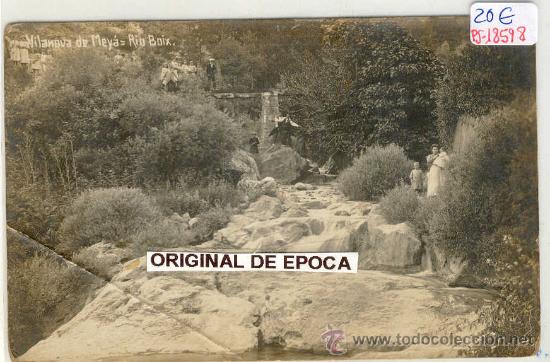 Postcards: (PS-18598)POSTAL FOTOGRAFICA DE VILANOVA DE MEYA(LLEIDA)-RIU BOIX