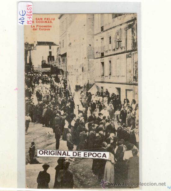Postkarten: (PS-18659)POSTAL DE SAN FELIU DE CODINAS-LA PROCESION DEL CORPUS