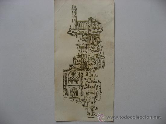 Postales: ANTIGUA POSTAL DE LERIDA,SEO ANTIGUA,SAN LORENZO,SAN JUAN.MEDIDAS 21 x 10,5 Cm.