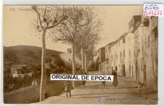 Postkarten: (PS-18677)POSTAL FOTOGRAFICA DE TORRELLAS DE FOIX-CALLE ARRABAL