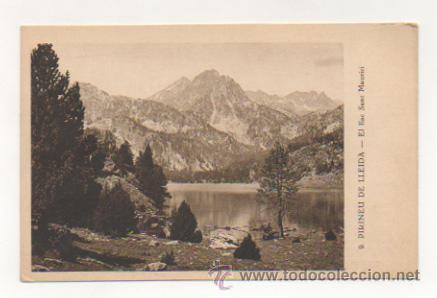 Postales: PIRINEU DE LLEIDA. EL LLAC SANT MAURICI. (MUMBR&Uacute;).