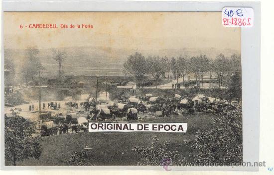 Postkarten: (PS-18865)POSTAL DE CARDEDEU-DIA DE FERIA