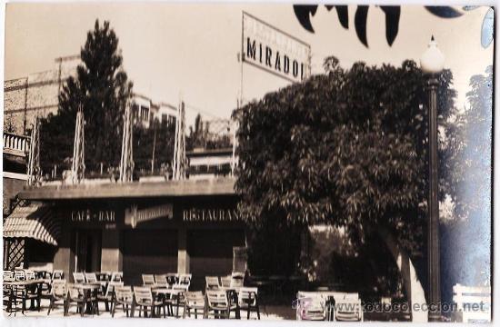 Postais: tarragona.- restaurante mirador/balcon del mediterraneo.- chinchilla y gondra -n&ordm; 201.-a&ntilde;os 50.- tgn