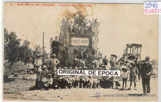 Postkarten: (PS-18875)POSTAL DE SAN FELIU DE CODINAS-PARQUE USART ENTRADA