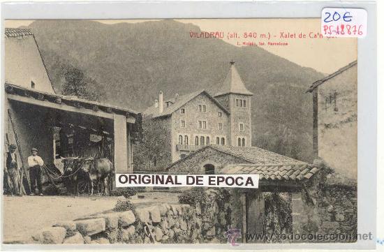 Postkarten: (PS-18876)POSTAL DE VILADRAU-XALET DE CA&acute;N GAT